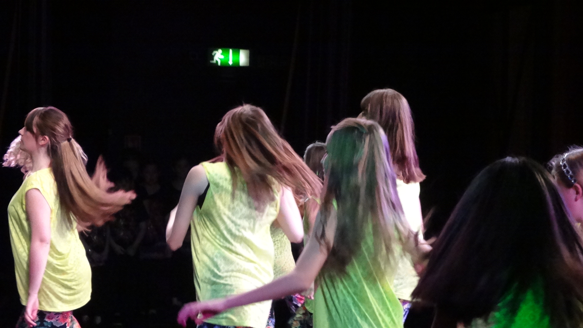 Energetic children enjoying a physical drama game at Dreams Theatre School Chelmsford